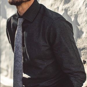 Taylor Stitch | Hyde Shirt Charcoal Houndstooth